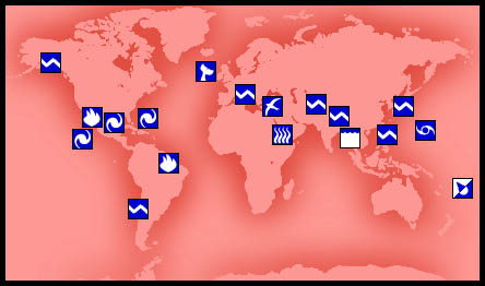 Map of  Aug 31 - Sept 4, 1998